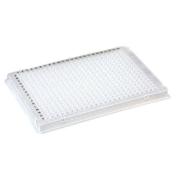 384-well PCR plate, A24 single notch, natural PK